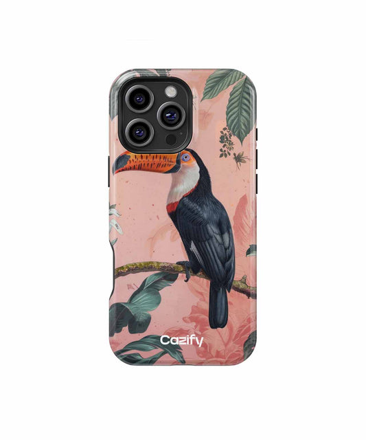 Vibrant Toucan Perched on Tropical Branch iPhone case Case Cazify - Delivery Canada