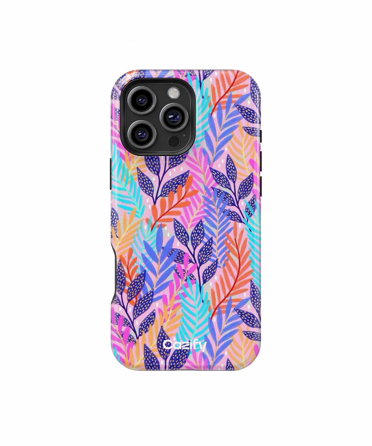 Vibrant tropical foliage dance party iPhone case Case Cazify - Delivery Canada
