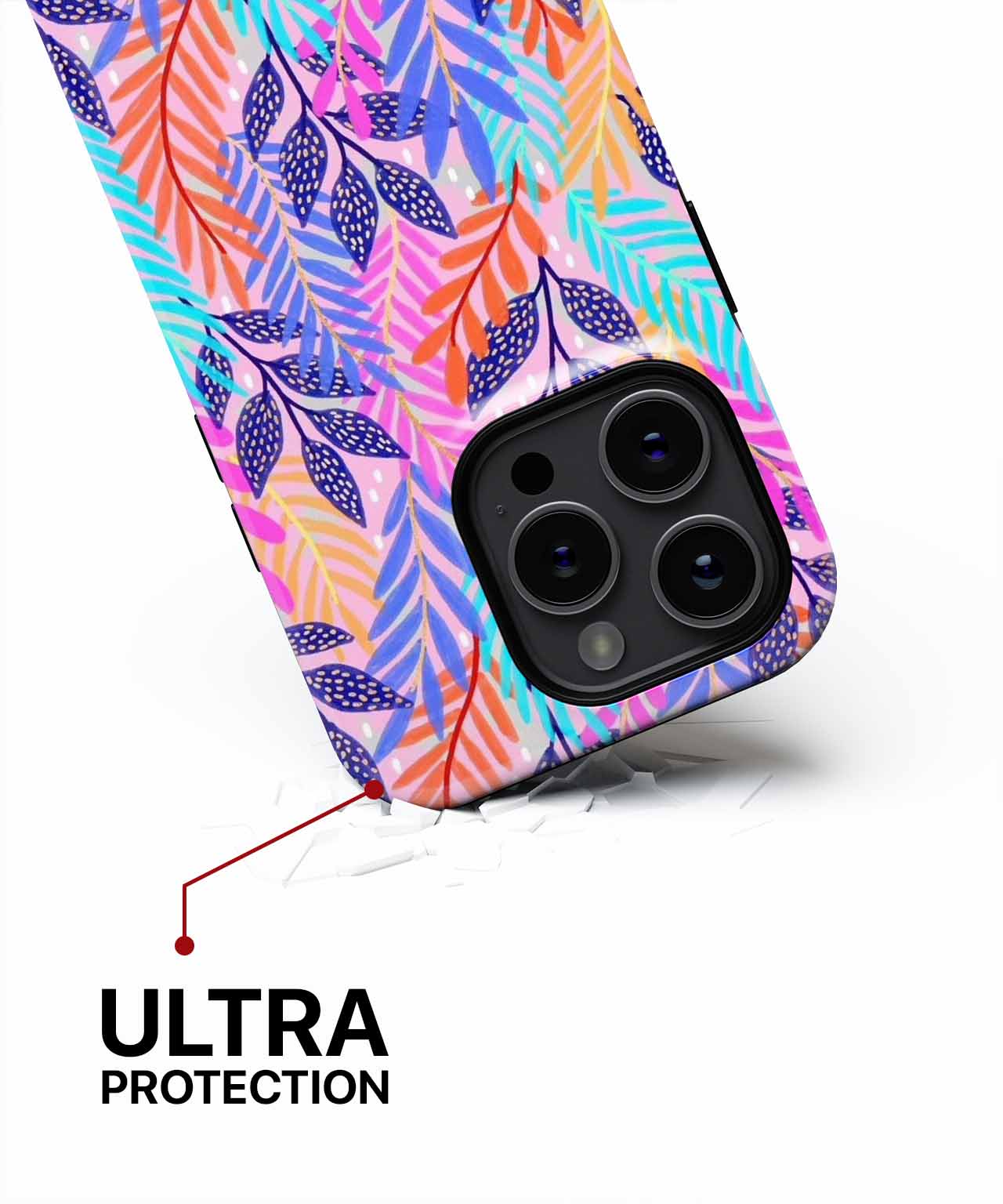 Vibrant tropical foliage dance party iPhone case Case Cazify - Delivery Canada