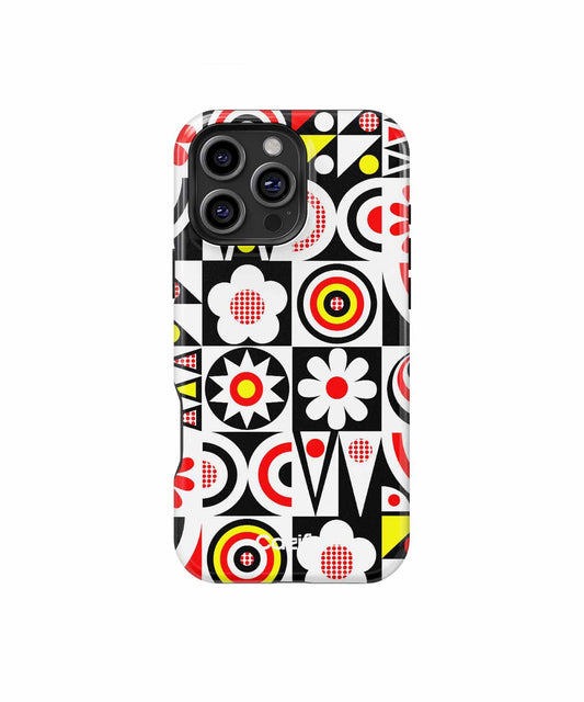 Vibrant Whimsical Flower Power Design iPhone case Case Cazify - Delivery Canada