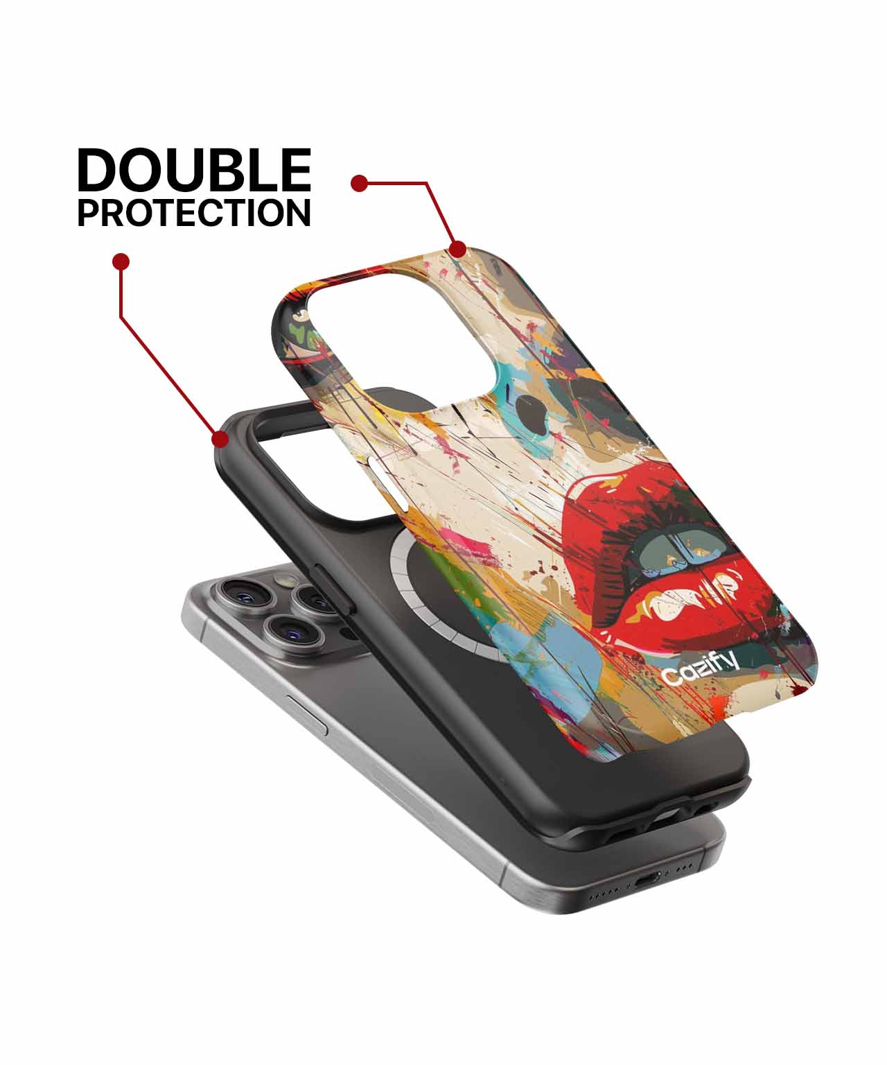 Vividly Colorful Expression of Art iPhone case Case Cazify - Delivery Canada