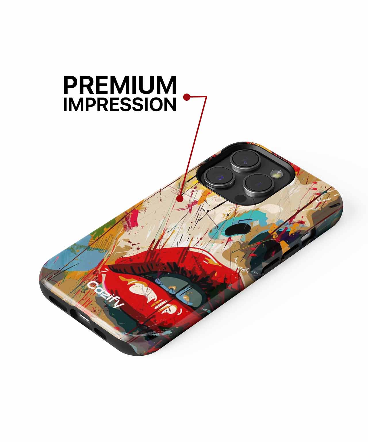 Vividly Colorful Expression of Art iPhone case Case Cazify - Delivery Canada