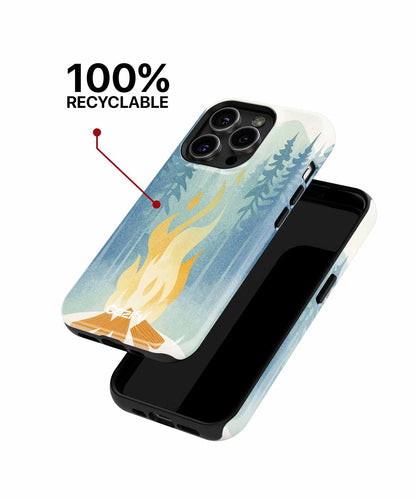 Warm Cozy Campfire Adventure iPhone case Case Cazify - Delivery Canada