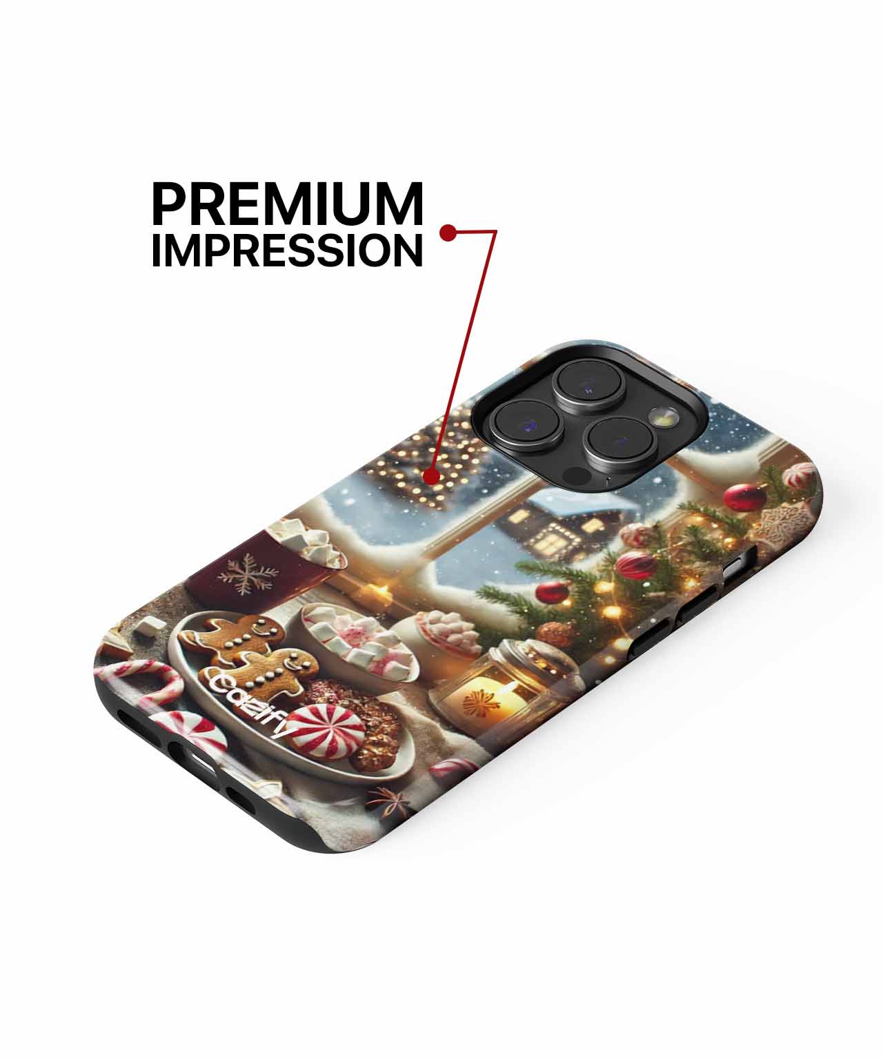 Warm Cozy Holiday Treats and Cheer iPhone case Case Cazify - Delivery Canada