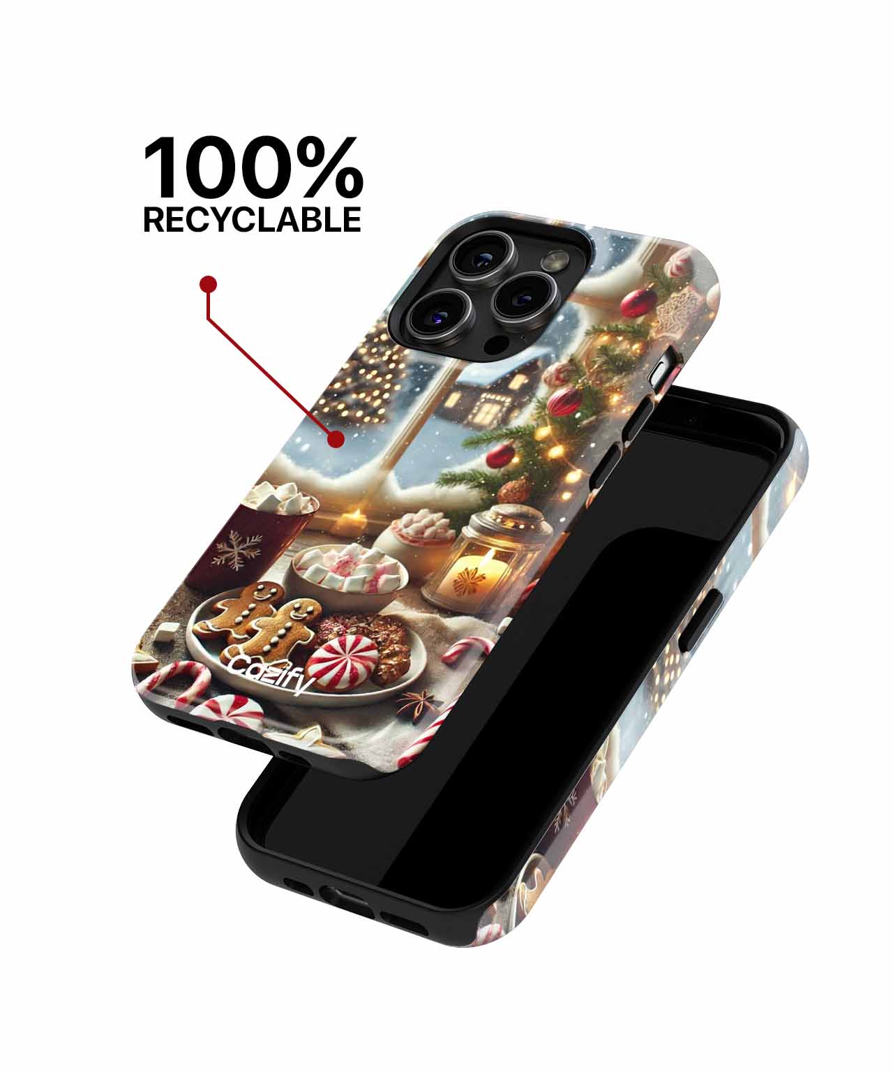 Warm Cozy Holiday Treats and Cheer iPhone case Case Cazify - Delivery Canada