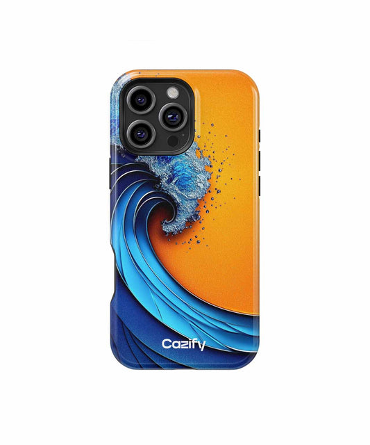 Waves of Blue Splashing Delight iPhone case Case Cazify - Delivery Canada