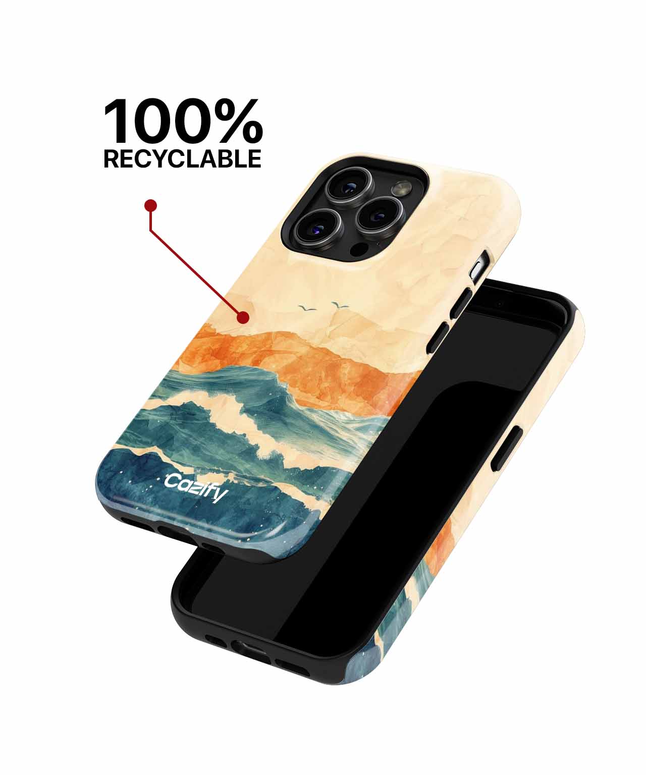 Waves of Laughter Dance Under Sun iPhone case Case Cazify - Delivery Canada