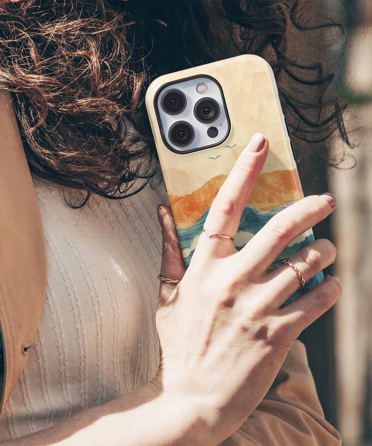 Waves of Laughter Dance Under Sun iPhone case Case Cazify - Delivery Canada