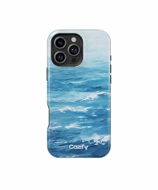 Waves of Laughter in Blue Wonderland iPhone case Case Cazify - Delivery Canada
