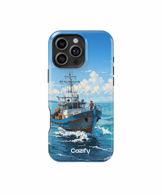 Wavy Adventures on the Open Sea iPhone case Case Cazify - Delivery Canada