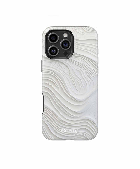Wavy Paper Dreamscape with Softness iPhone case Case Cazify - Delivery Canada