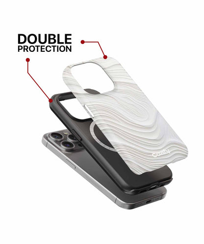 Wavy Paper Dreamscape with Softness iPhone case Case Cazify - Delivery Canada