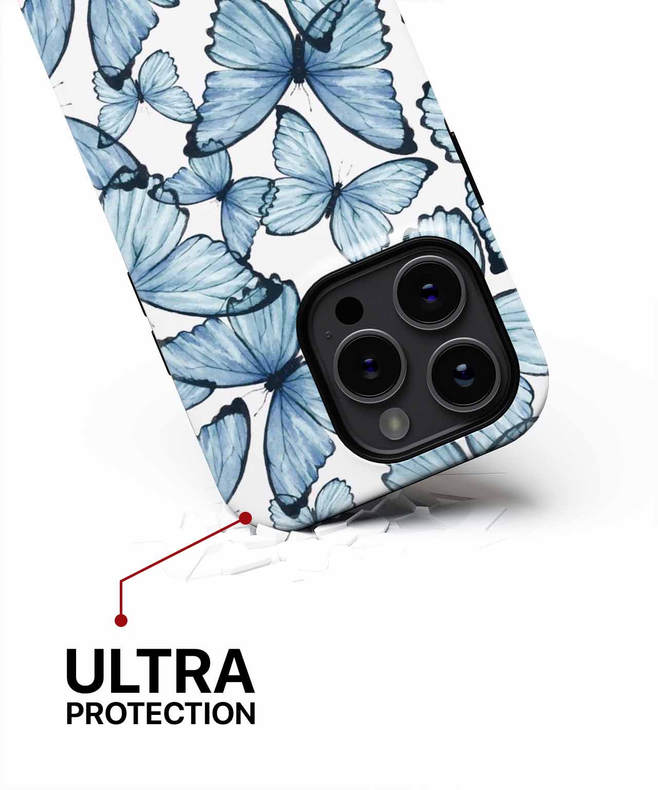 Whimsical Blue Butterflies Dancing in Flight iPhone case Case Cazify - Delivery Canada