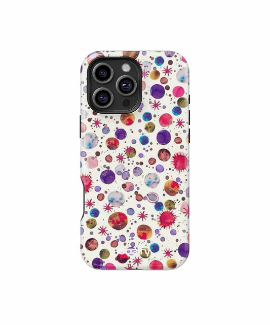 Whimsical Colorful Dot Explosion iPhone case Case Cazify - Delivery Canada