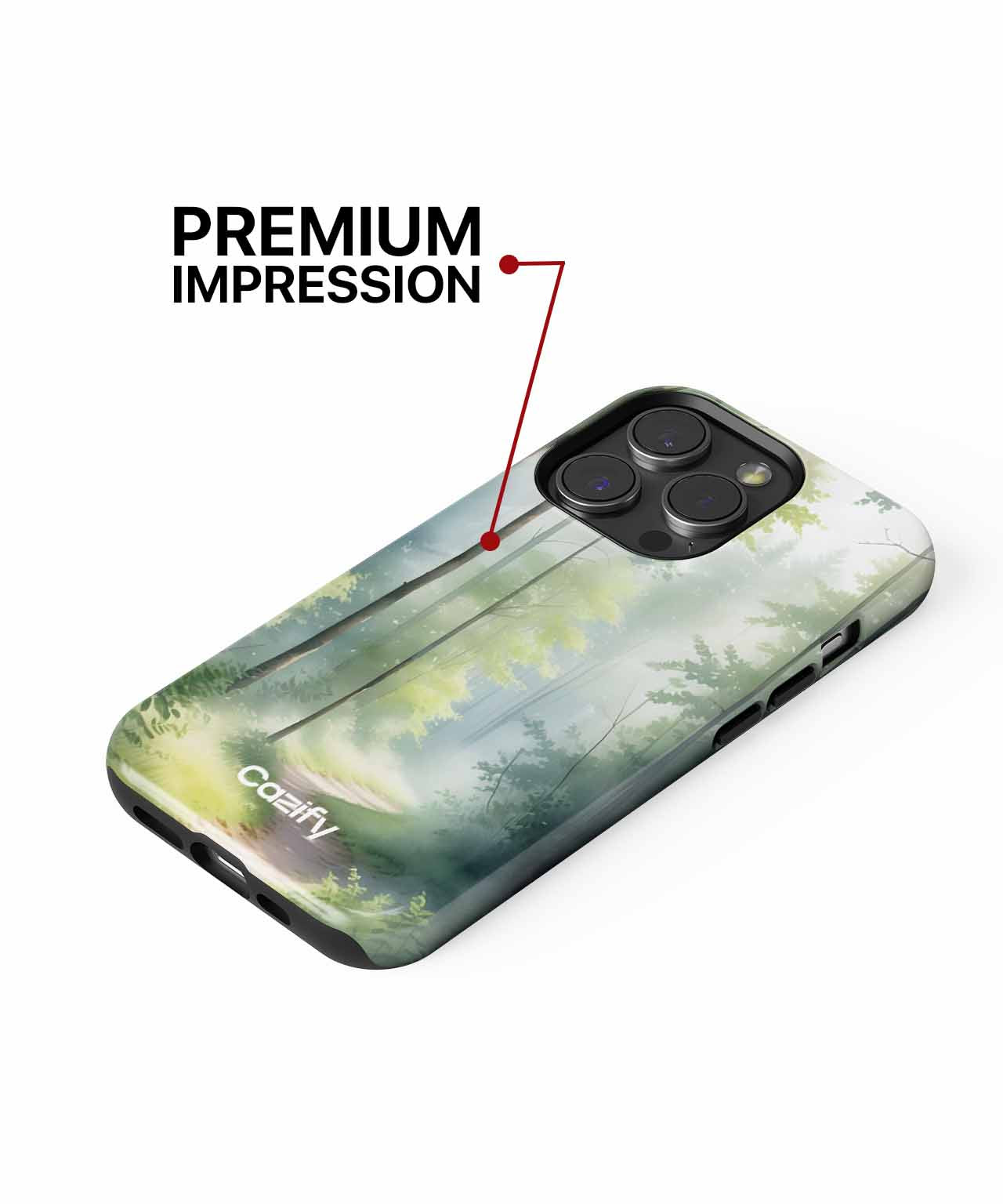 Whimsical Forest Pathway Inviting Adventure iPhone case Case Cazify - Delivery Canada