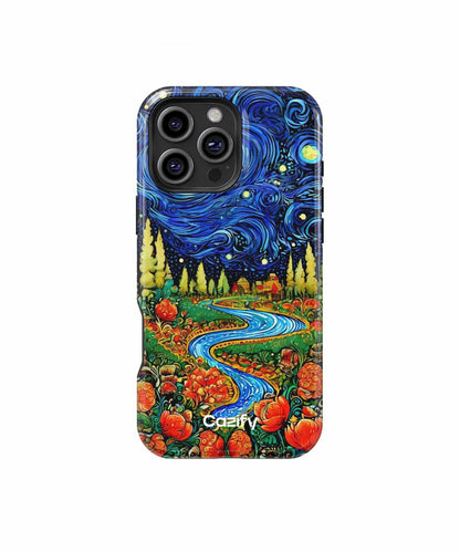 Whimsical Moonlit River Journey iPhone case Case Cazify - Delivery Canada