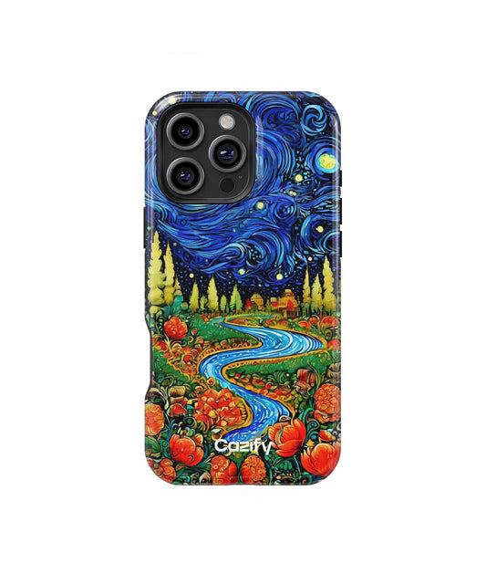 Whimsical Moonlit River Journey iPhone case Case Cazify - Delivery Canada