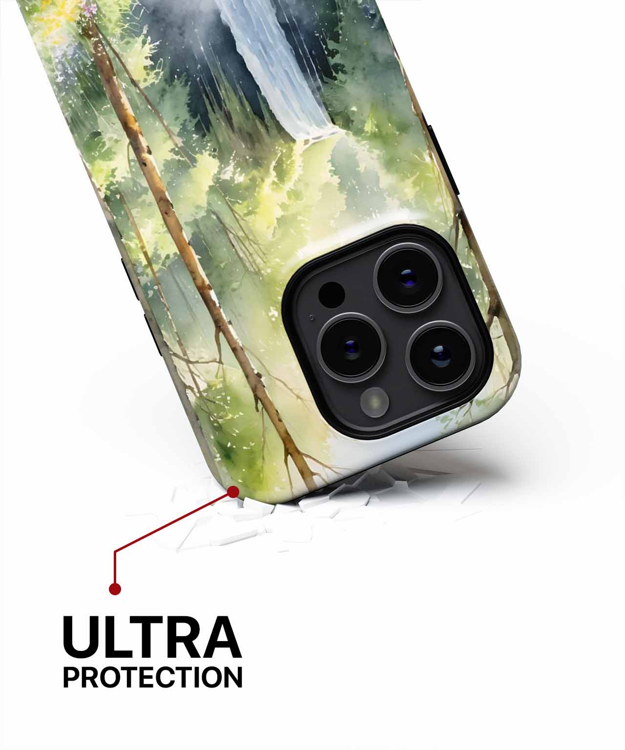 Whimsical Waterfall Adventure in Nature iPhone case Case Cazify - Delivery Canada