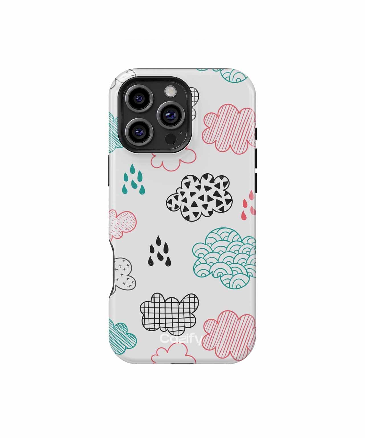 Whimsical Weather Patterns of Fun iPhone case Case Cazify - Delivery Canada