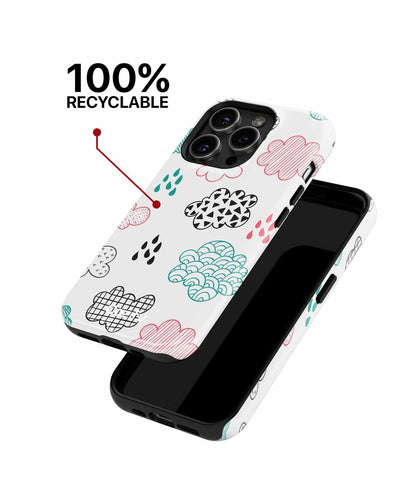 Whimsical Weather Patterns of Fun iPhone case Case Cazify - Delivery Canada