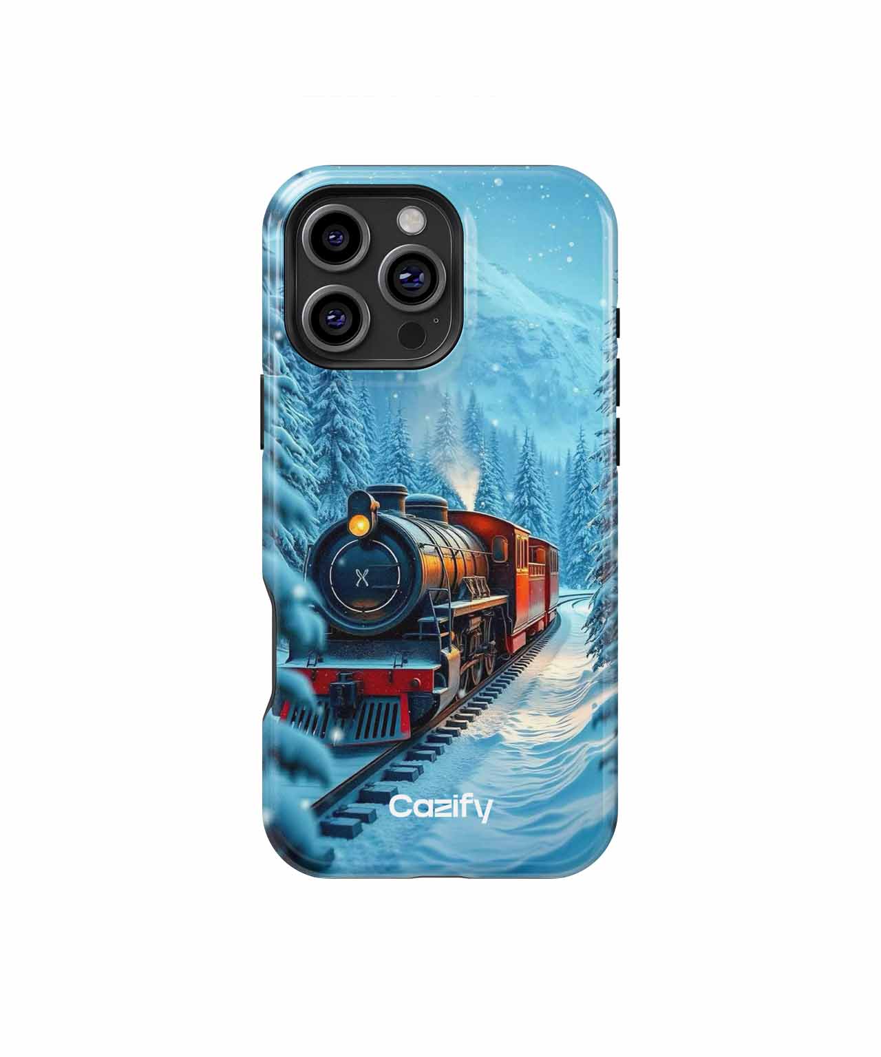 Whimsical Winter Train Adventure iPhone case Case Cazify - Delivery Canada