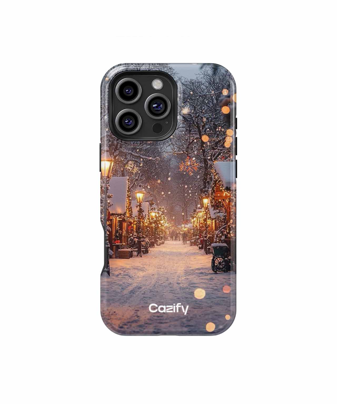 Whimsical Winter Wonderland with Glowing Lights iPhone case Case Cazify - Delivery Canada