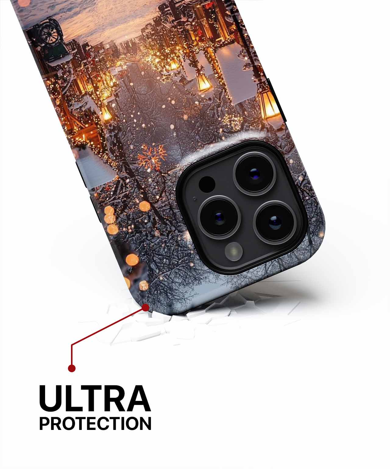 Whimsical Winter Wonderland with Glowing Lights iPhone case Case Cazify - Delivery Canada