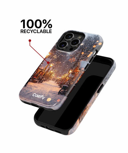 Whimsical Winter Wonderland with Glowing Lights iPhone case Case Cazify - Delivery Canada