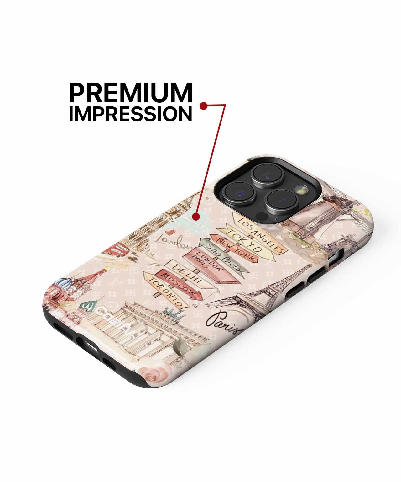 Whimsical World Adventure Map iPhone case Case Cazify - Delivery Canada