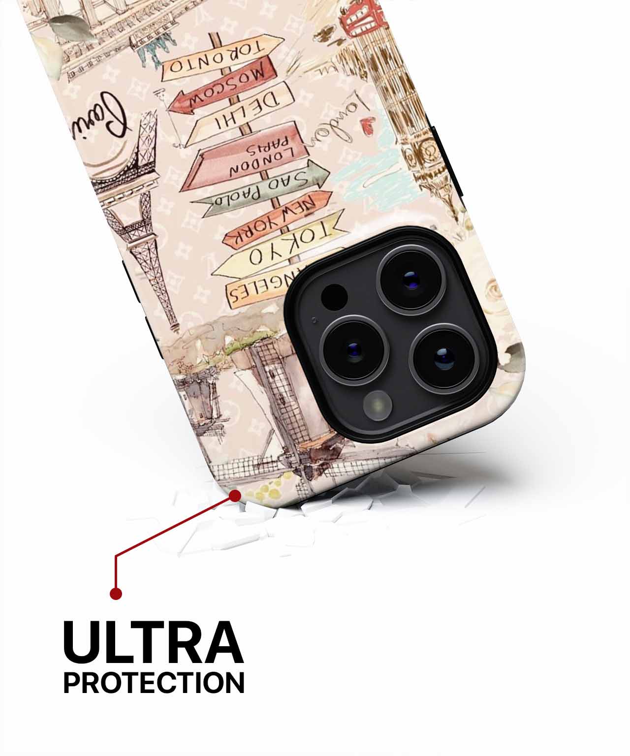 Whimsical World Adventure Map iPhone case Case Cazify - Delivery Canada