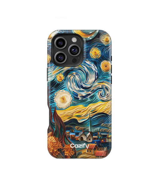 Whirling Stars and Cozy Villages iPhone case Case Cazify - Delivery Canada