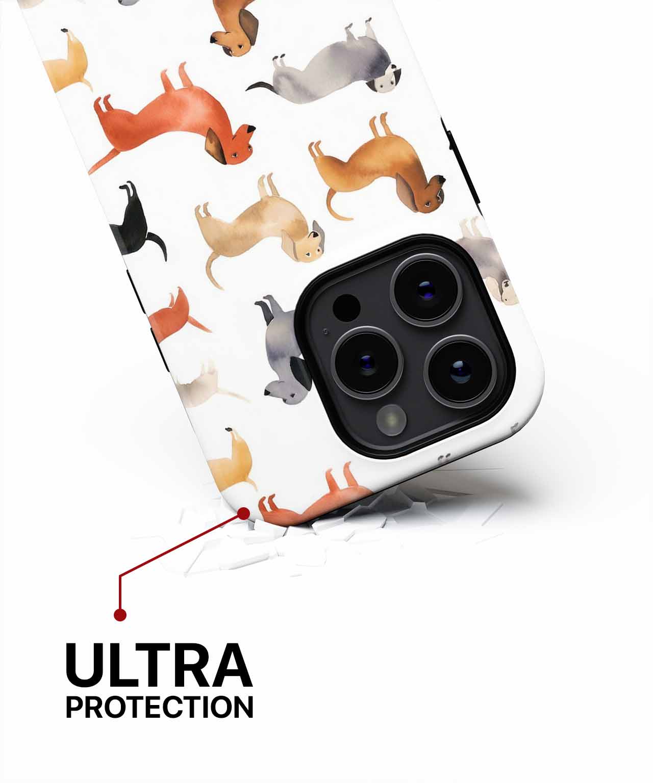 Wiggly Dachshunds in a Playful Parade iPhone case Case Cazify - Delivery Canada
