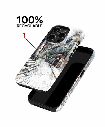 Winding Streets of Magical Charm iPhone case Case Cazify - Delivery Canada