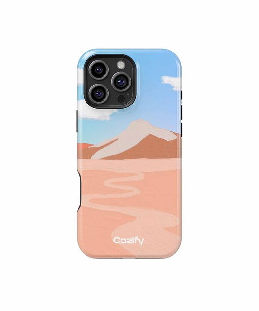 Winding Trail Through Sandy Serenity iPhone case Case Cazify - Delivery Canada