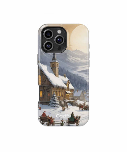 Winter Wonderland Adventure with Cozy Charm iPhone case Case Cazify - Delivery Canada