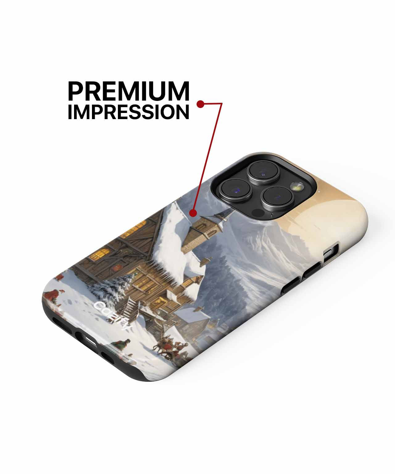 Winter Wonderland Adventure with Cozy Charm iPhone case Case Cazify - Delivery Canada