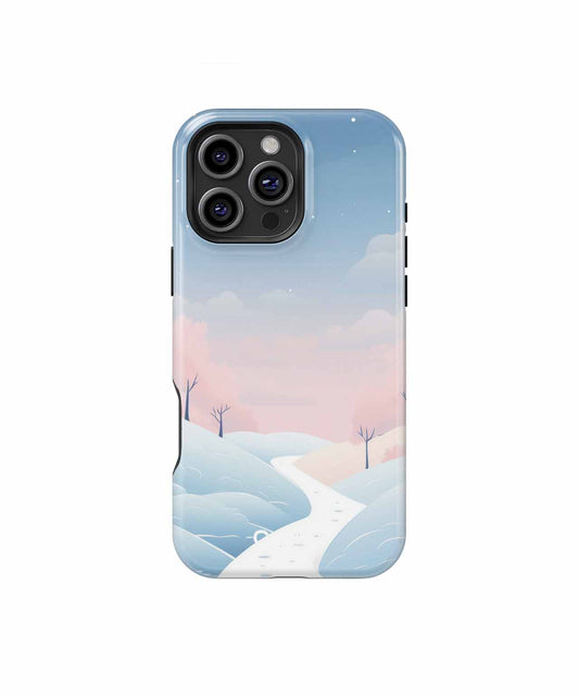 Winter Wonderland with a Cozy Path iPhone case Case Cazify - Delivery Canada