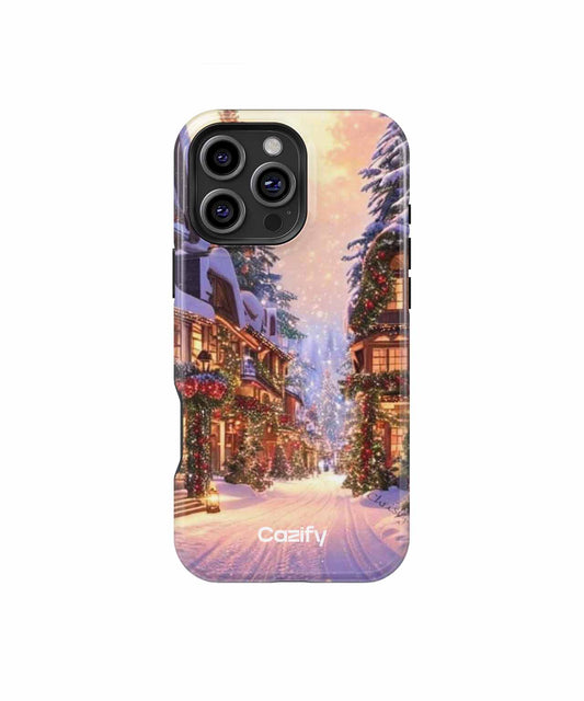 Winter Wonderland with Sparkling Lights iPhone case Case Cazify - Delivery Canada