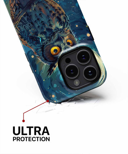 Wise Night Owl Watching Stars iPhone case Case Cazify - Delivery Canada