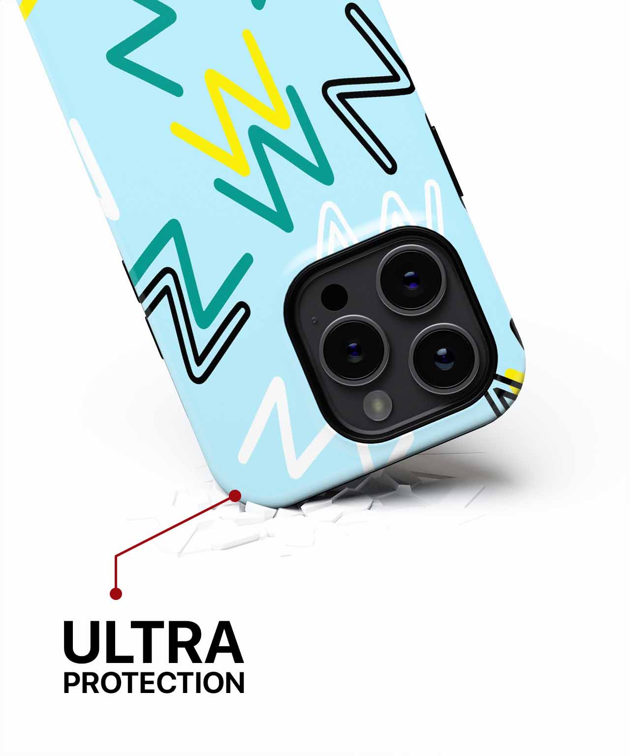 Zany Zigzag Dance Party Background iPhone case Case Cazify - Delivery Canada