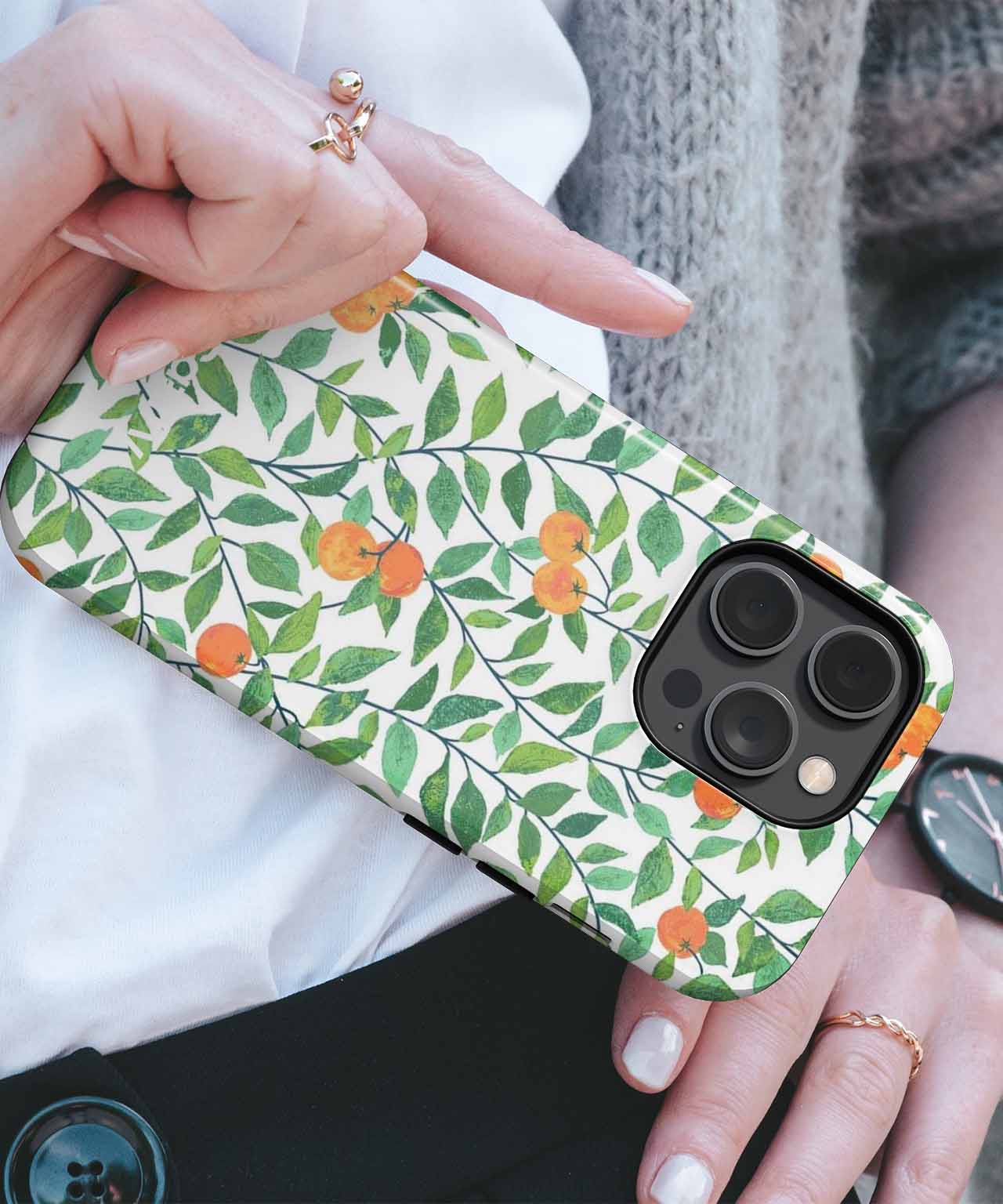 Zesty Citrus Garden Party iPhone case Case Cazify - Delivery Canada