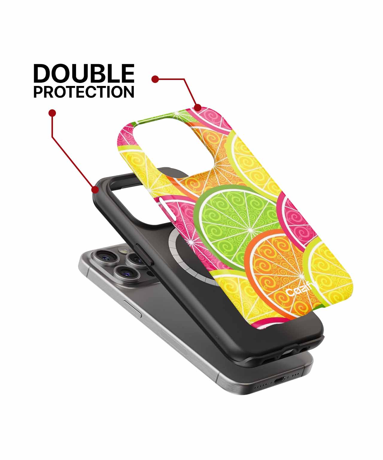 Zesty Fun with Colorful Citrus Slices iPhone case Case Cazify - Delivery Canada