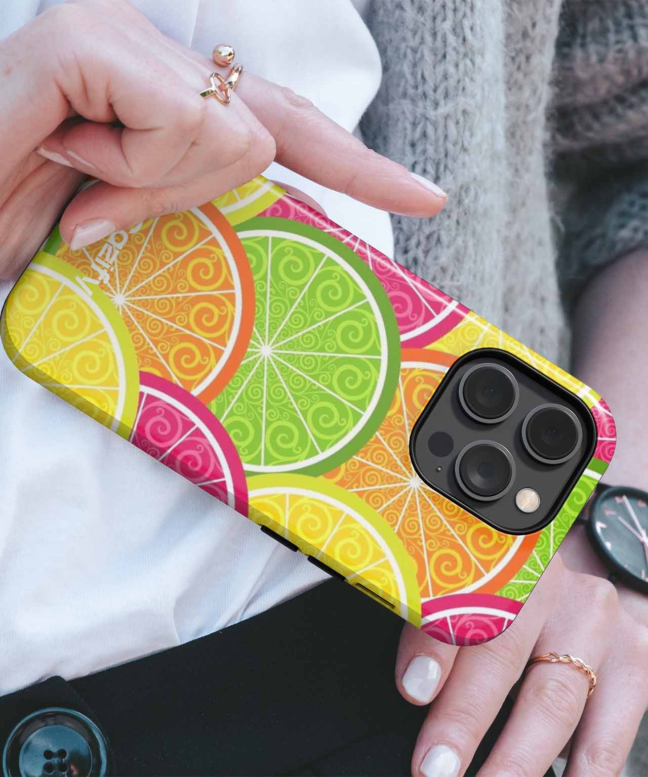 Zesty Fun with Colorful Citrus Slices iPhone case Case Cazify - Delivery Canada