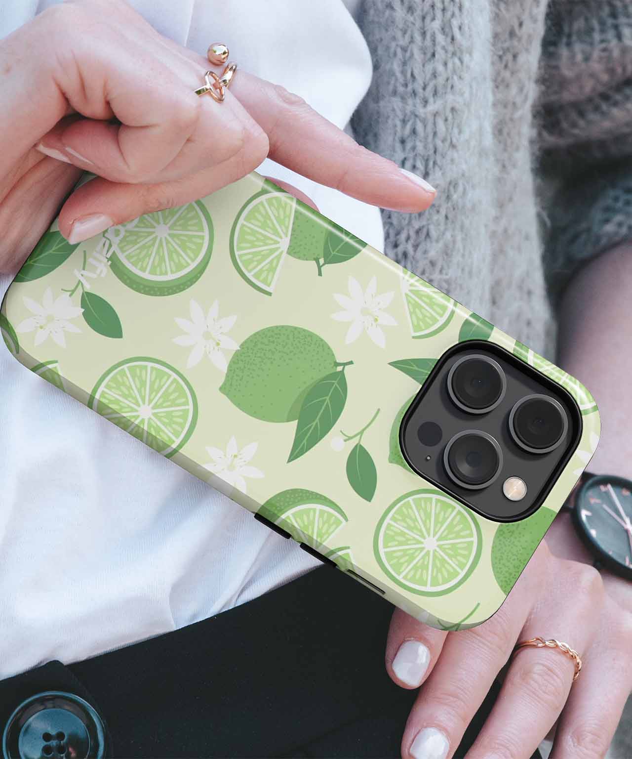 Zesty Green Citrus Party iPhone case Case Cazify - Delivery Canada