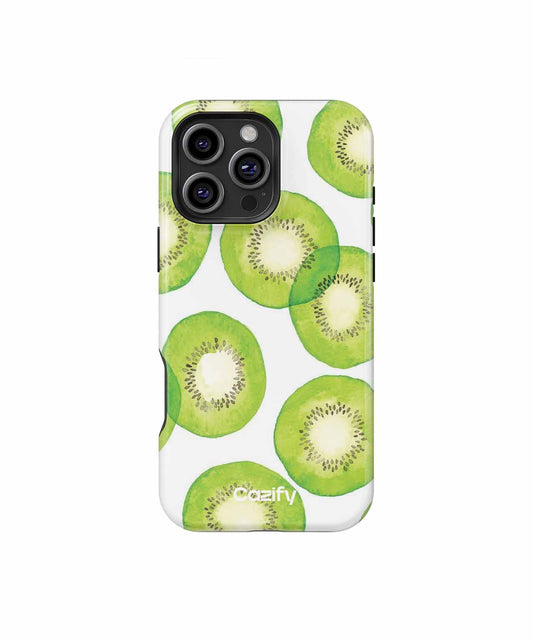 Zesty Green Kiwi Slice Delight iPhone case Case Cazify - Delivery Canada