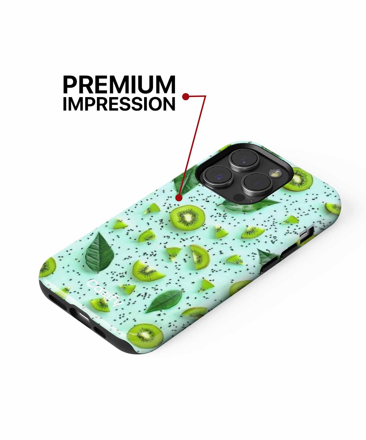 Zesty Kiwi Delight Garden iPhone case Case Cazify - Delivery Canada