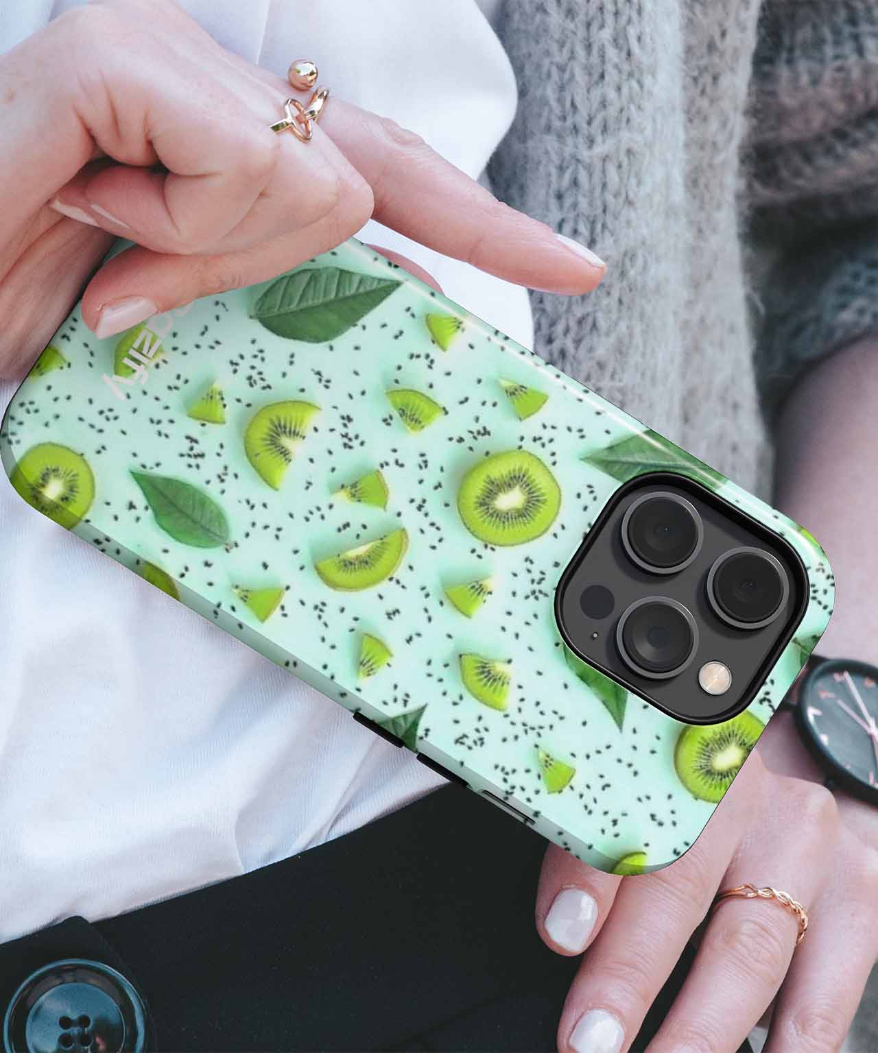 Zesty Kiwi Delight Garden iPhone case Case Cazify - Delivery Canada