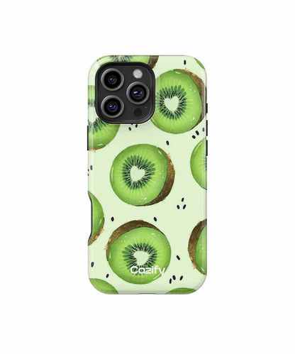 Zesty Kiwi Delightful Slices iPhone case Case Cazify - Delivery Canada