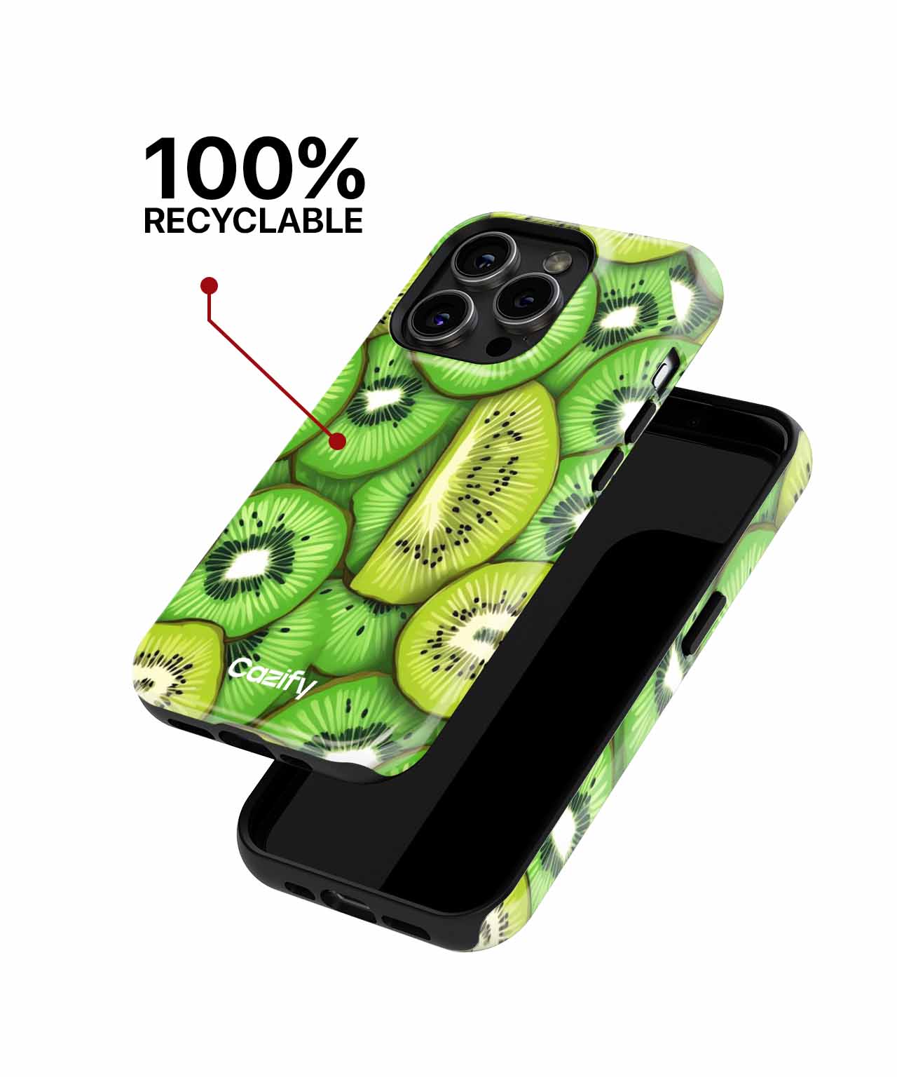 Zesty Kiwi Explosion of Flavor iPhone case Case Cazify - Delivery Canada