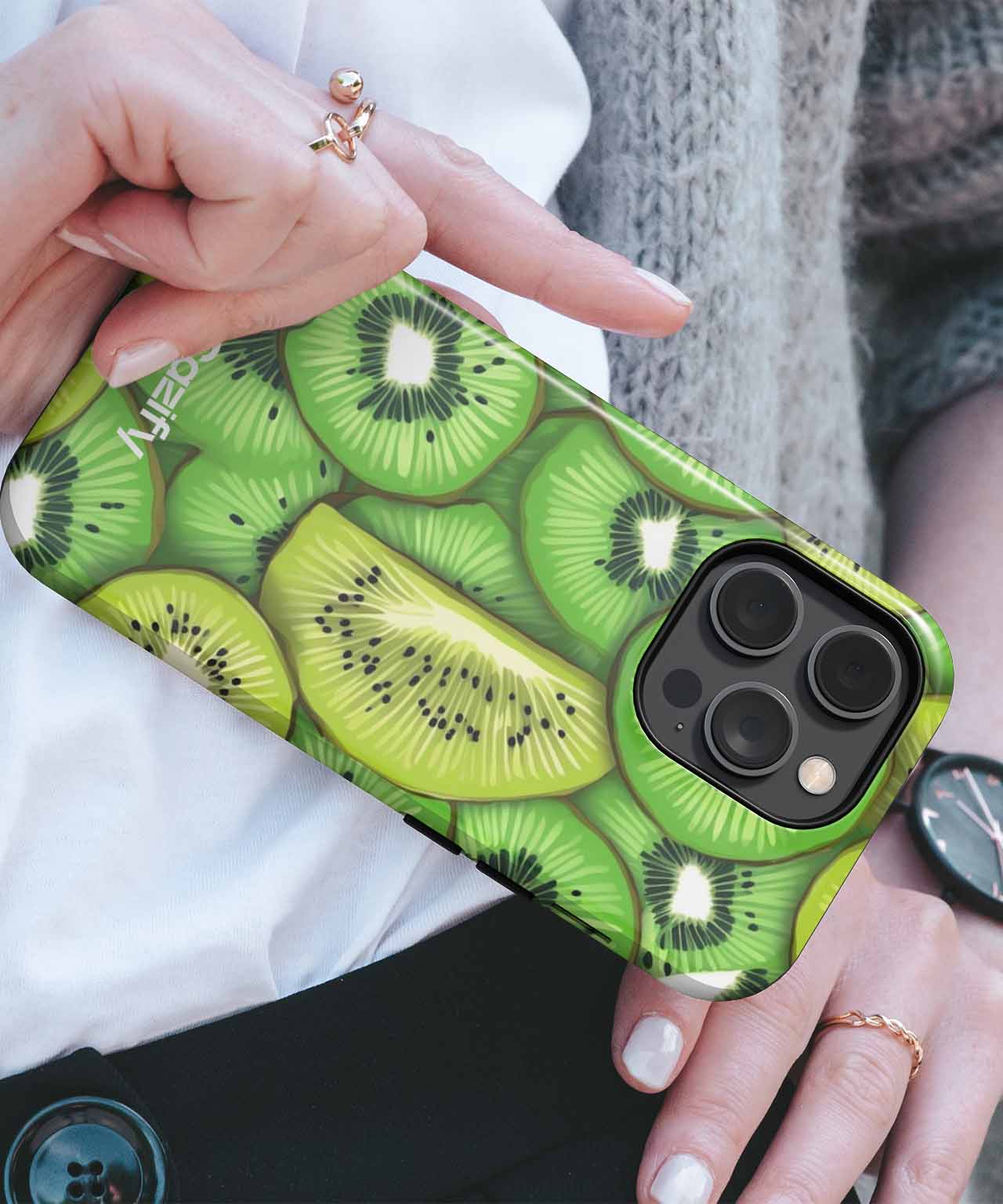 Zesty Kiwi Explosion of Flavor iPhone case Case Cazify - Delivery Canada